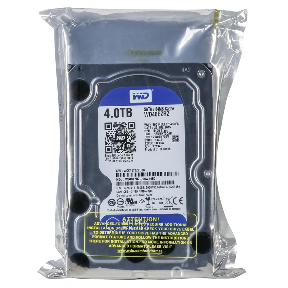 Western Digital WD Blue 4TB Interne Festplatte 5400RPM 3.5 Zoll ...