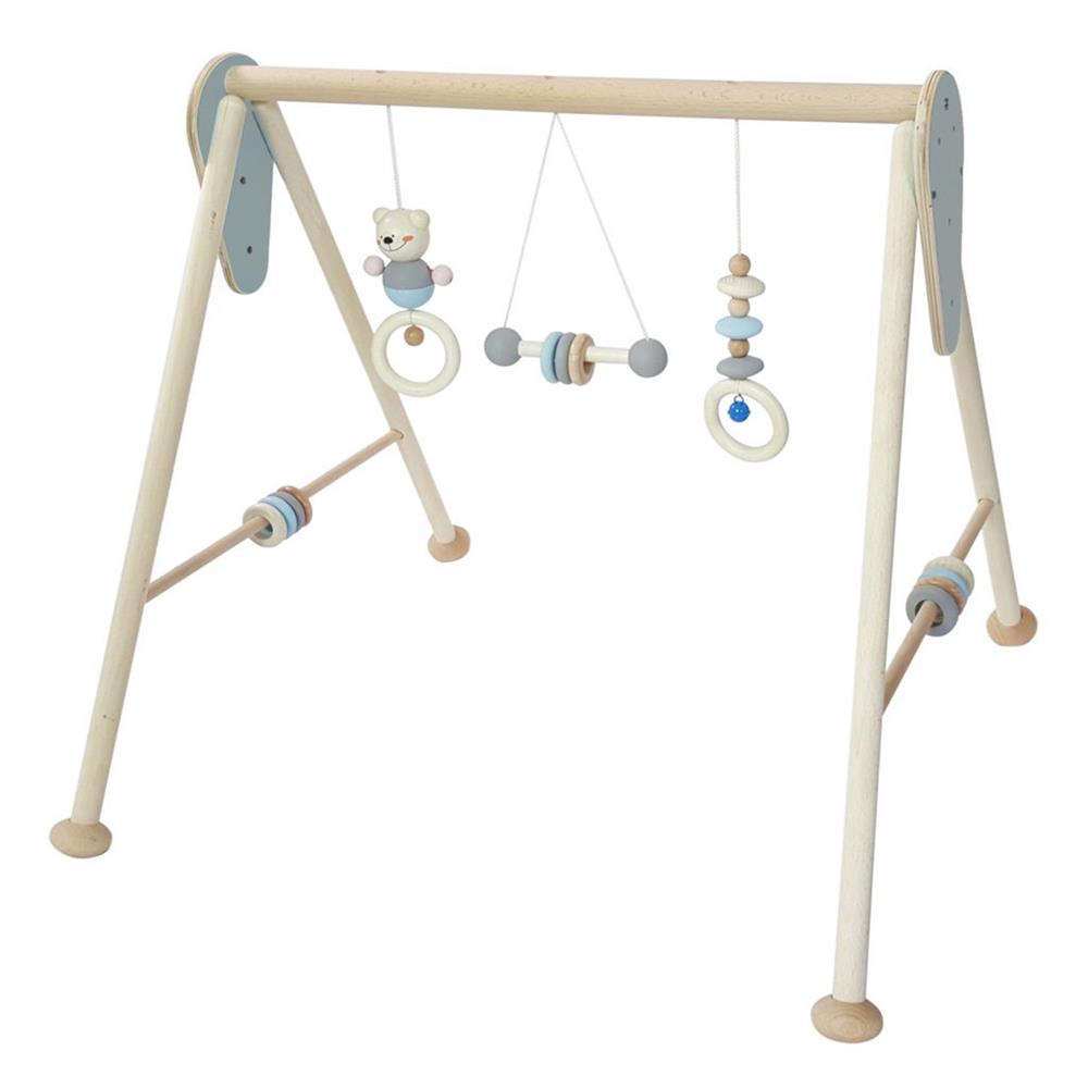 Hess Holzspielbogen Babyspielgerät Holzspielbogen Babygym Spielbogen