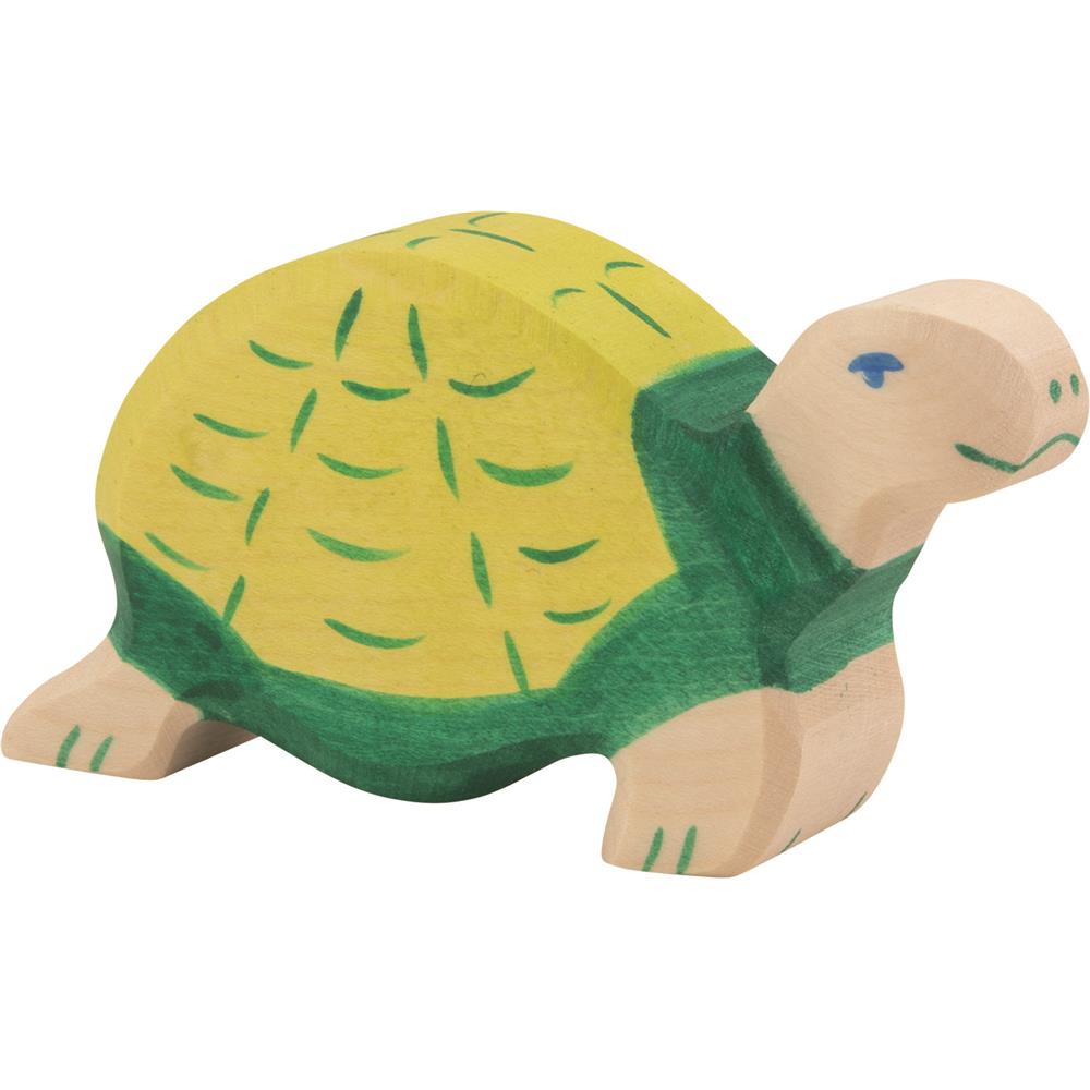 Schildkröte, около 10 x 2,3 x 5,5 см, Спираль, Хольцфигура, Хольцшпилинг, НОВЫЙ